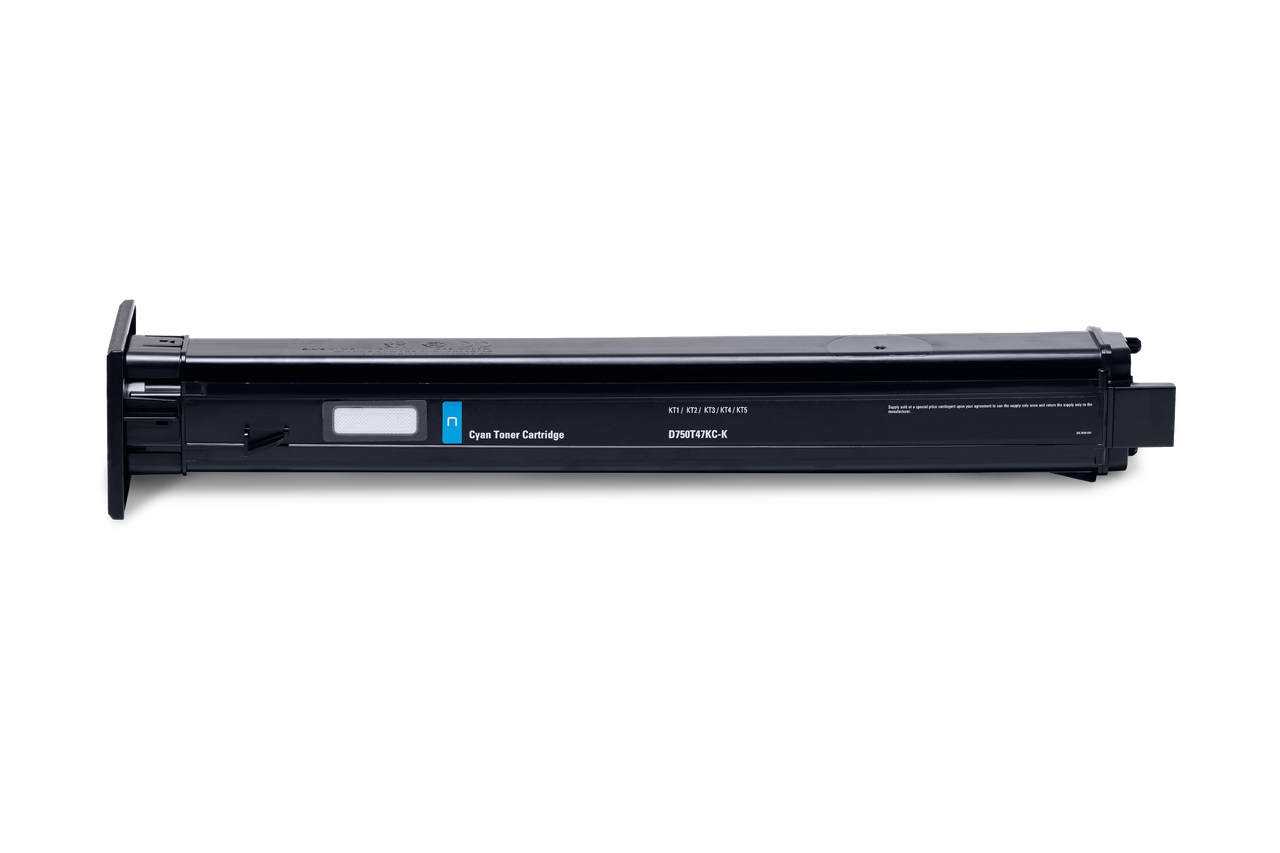 Тонер-картридж голубой D750T47KC-K